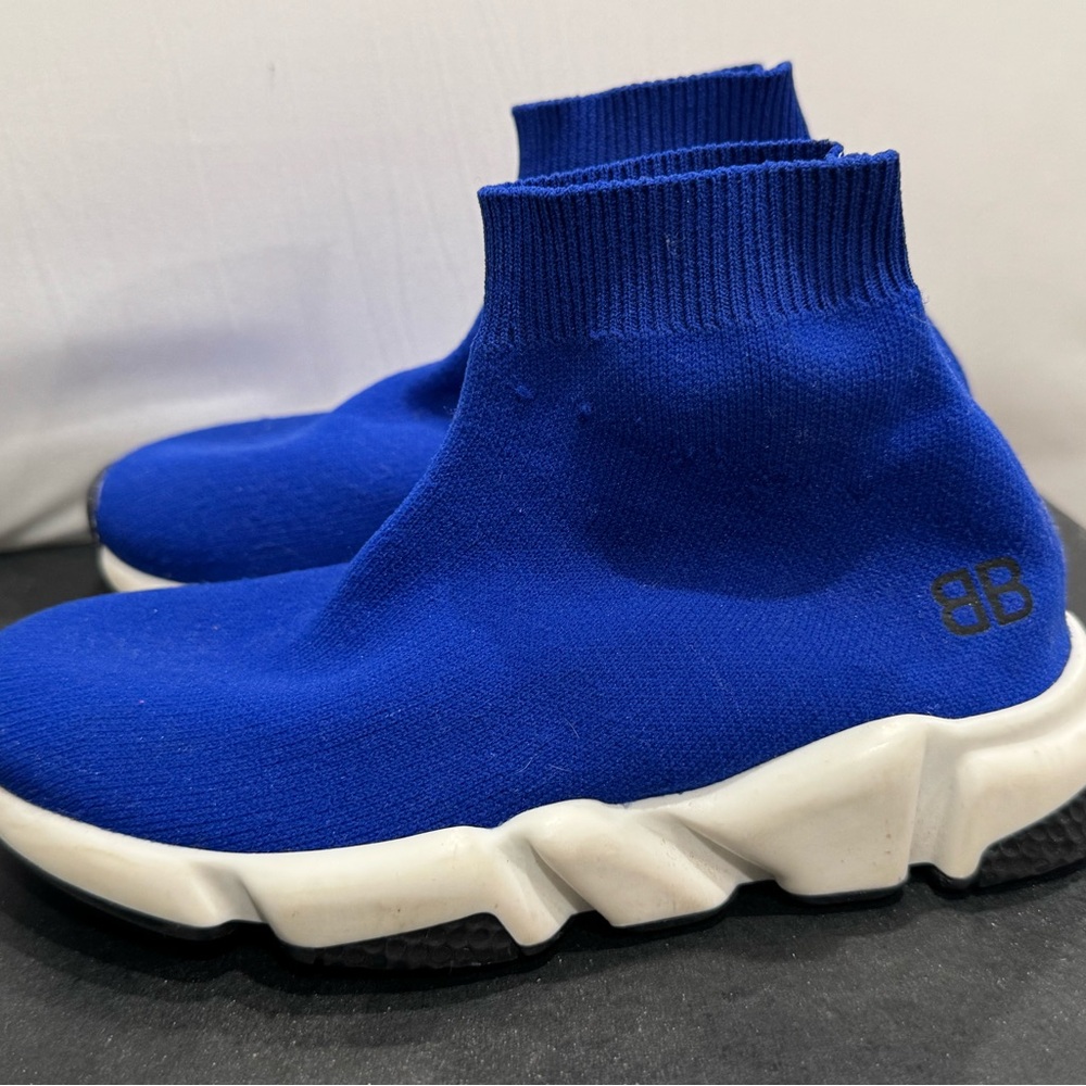 Balenciaga Kids Blue Sneakers